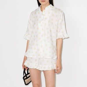 Sleeper linen daisy top